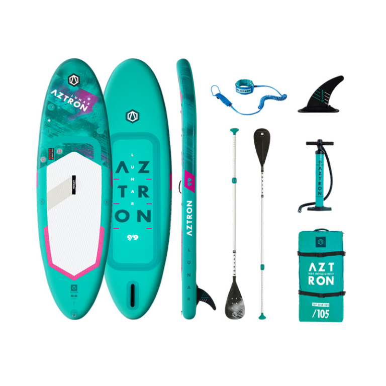 Aztron LUNAR 2.0 9’9″ Inflatable Paddle Board Package