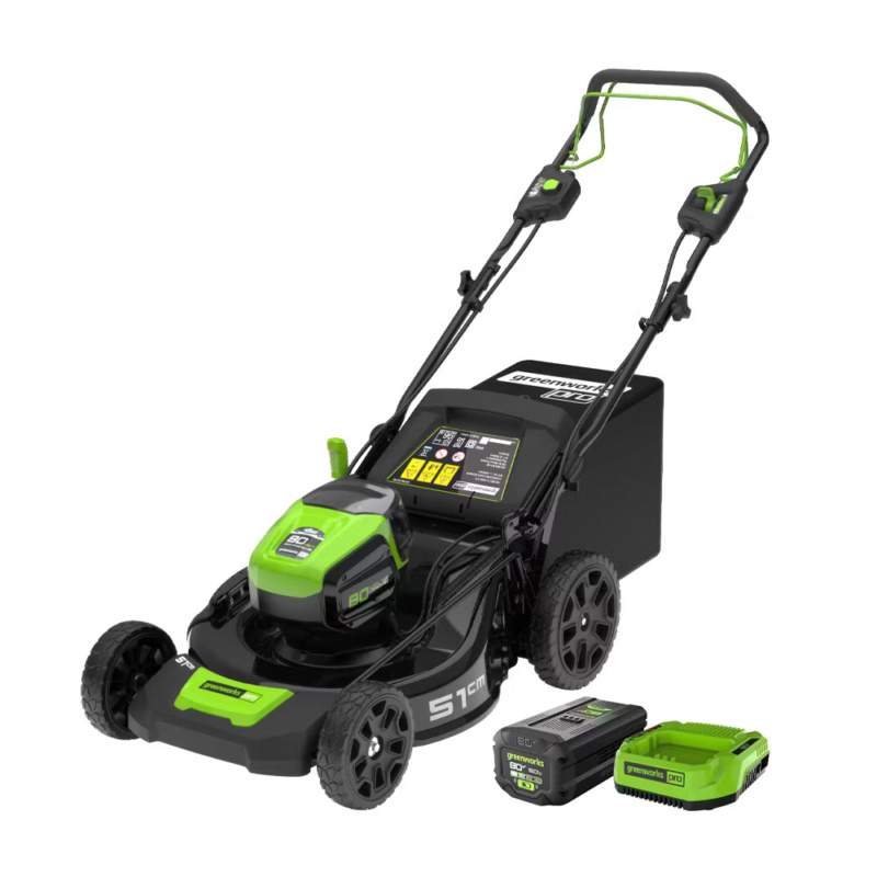 Greenworks Pro 80V Lawnmower 530mm Self-Propelled 5.0Ah Kit