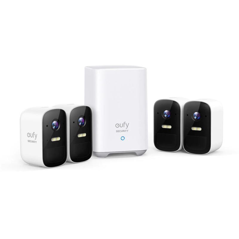 eufyCam 2C Pro 2K Wireless Home Security System (4-Pack)