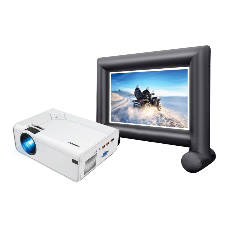 Blaupunkt Full HD Projector with Self-Inflatable Screen