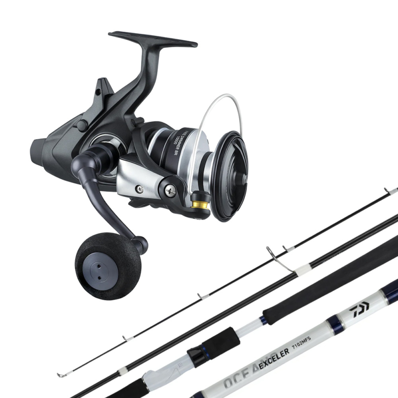 Daiwa 22 Free Swimmer BR 8000 & Exceler Oceano 701 HS Combo