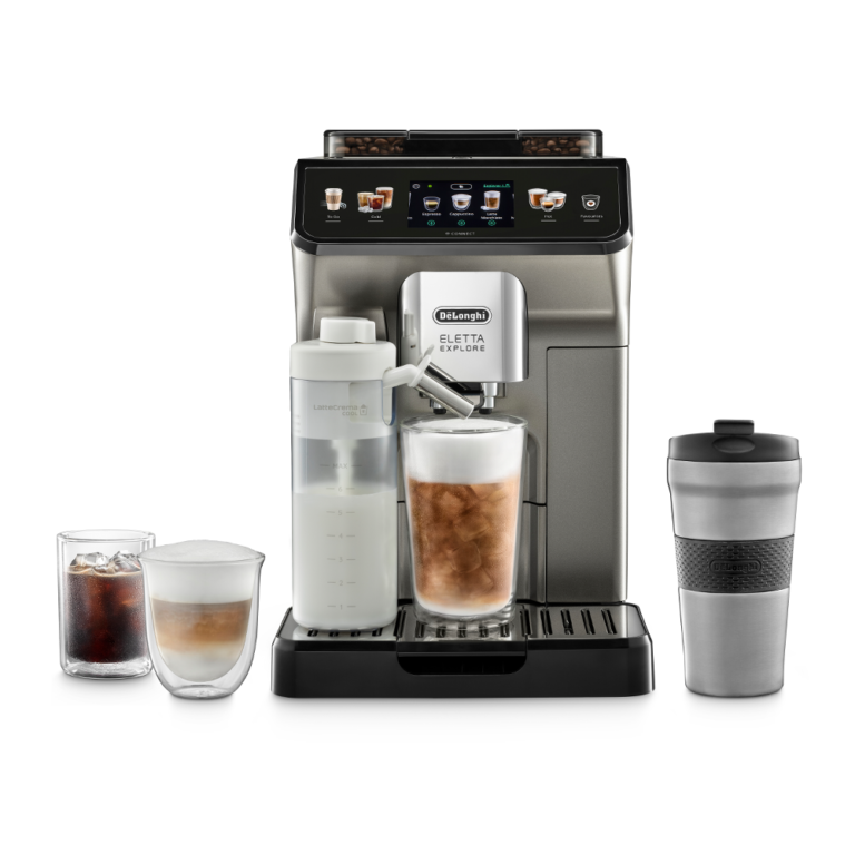 De‚ÄôLonghi Eletta Explore Fully Automatic Coffee Machine (Titanium)