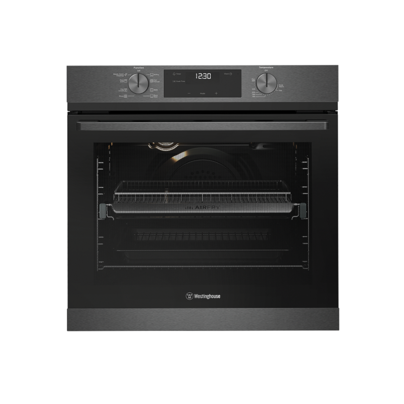 Westinghouse 60cm Multi-Function 8 Oven (Dark Stainless Steel)